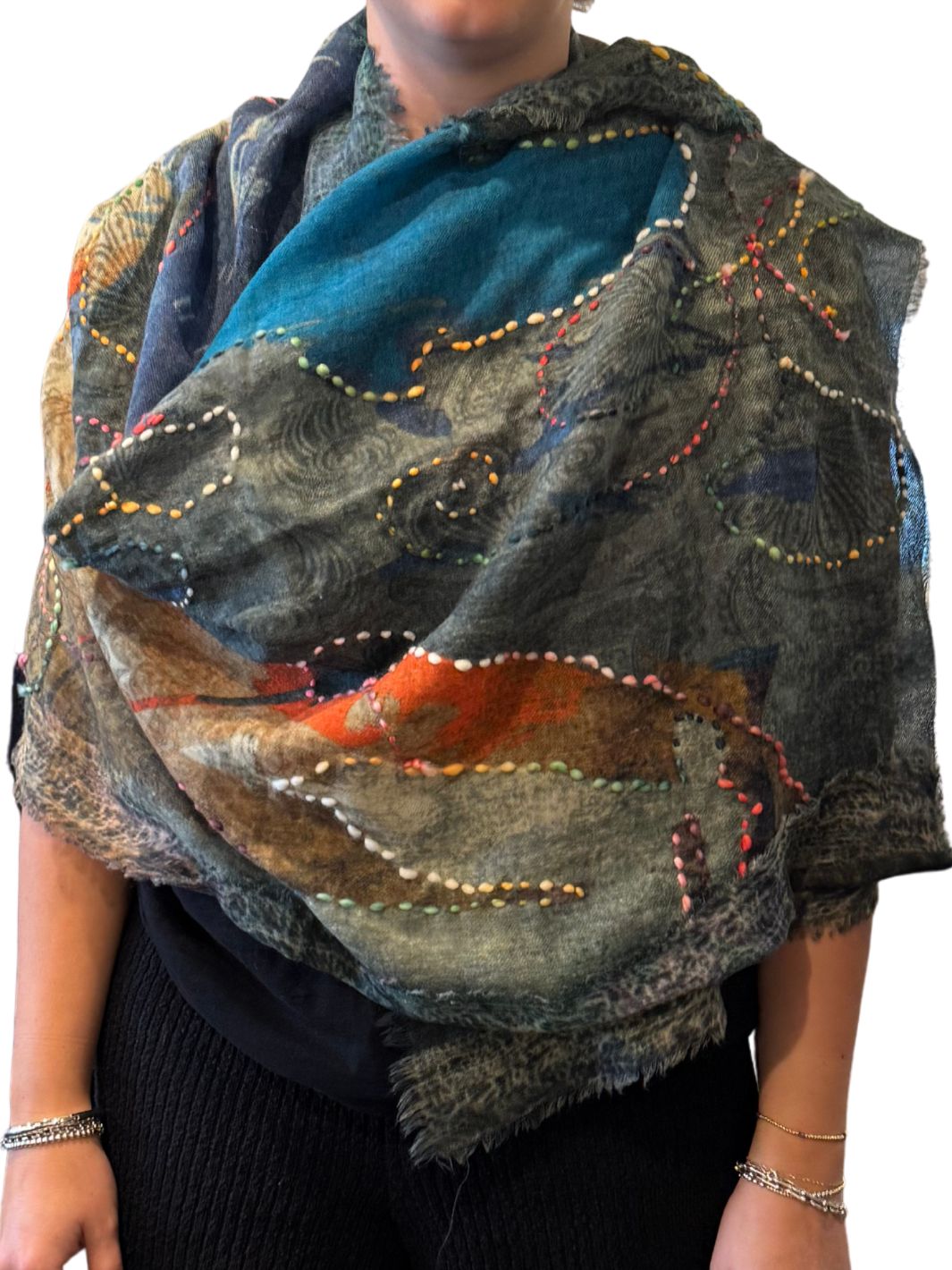 Advika Scarf in Green