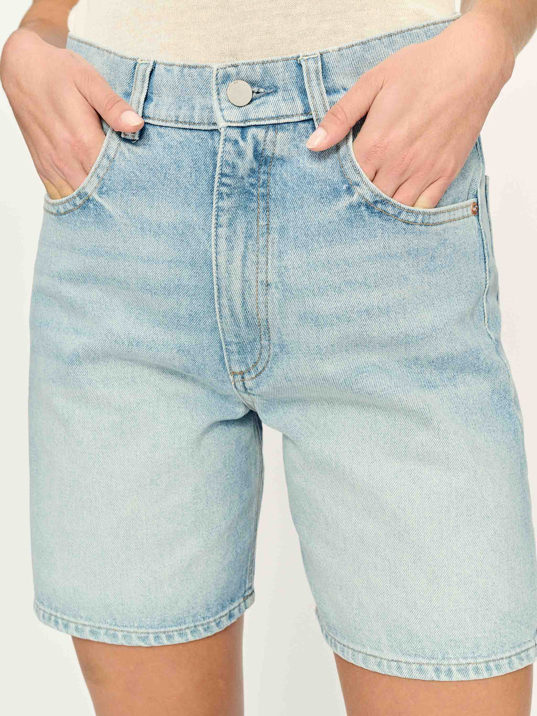 Taylor Ultra High Rise Jean Shorts in Vintage Light
