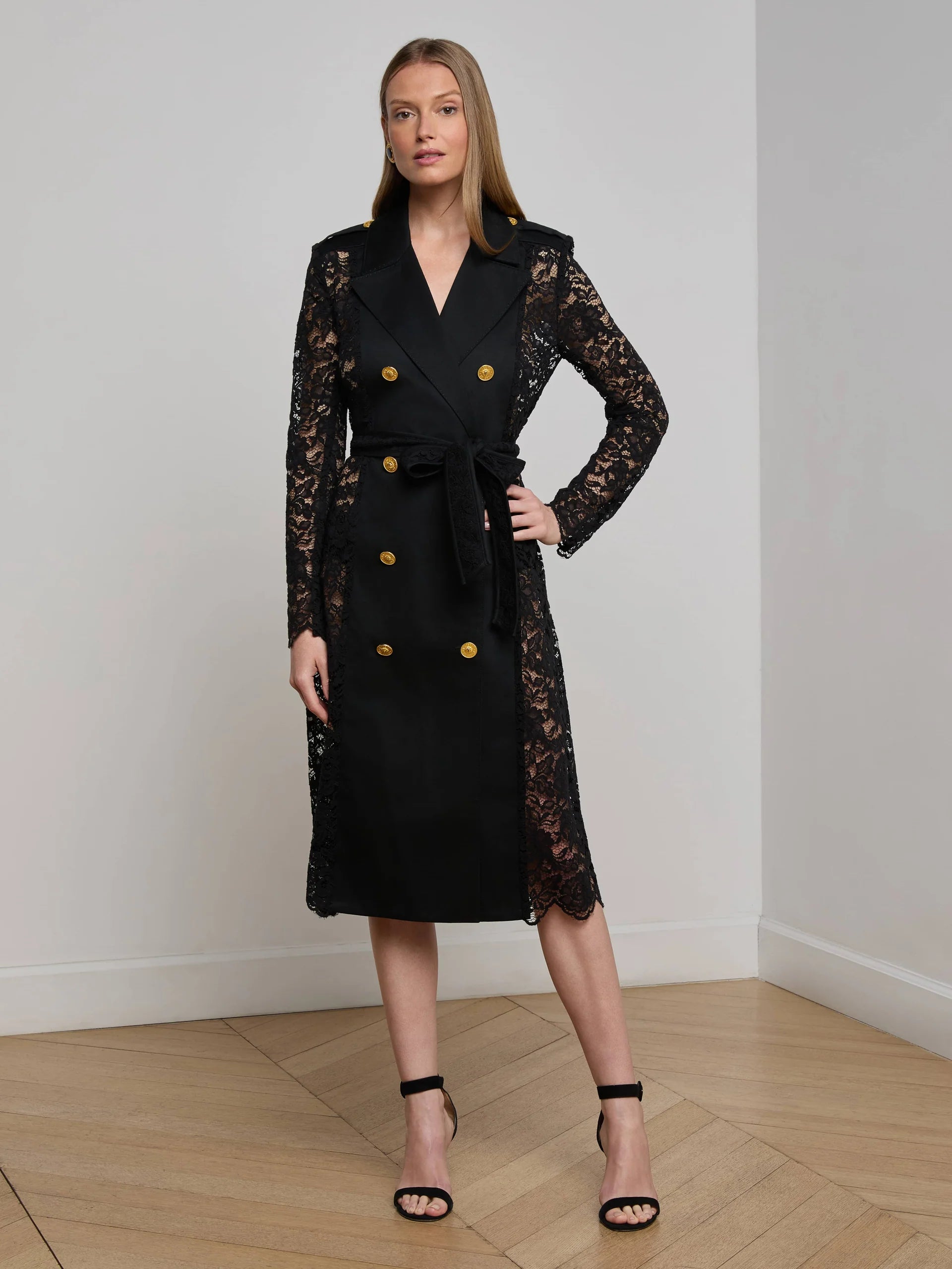 コート A FERRETTI Woman Coat Black 06135129 0555 ALBERTA FERRETTI Woman Coat Black 06135129 0555