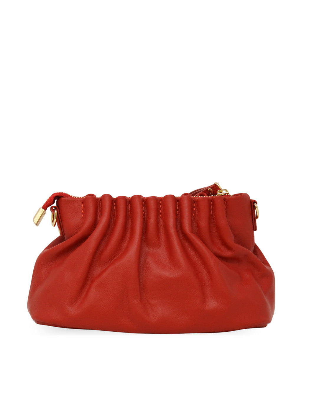 Crossbody Bag & Clutch in Red