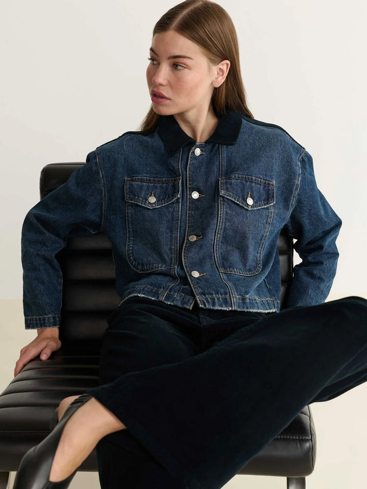 AVL Cropped Jacket in Mercer