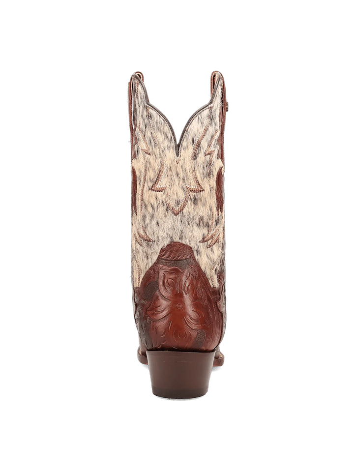 Andrinna Leather Boot in Brown