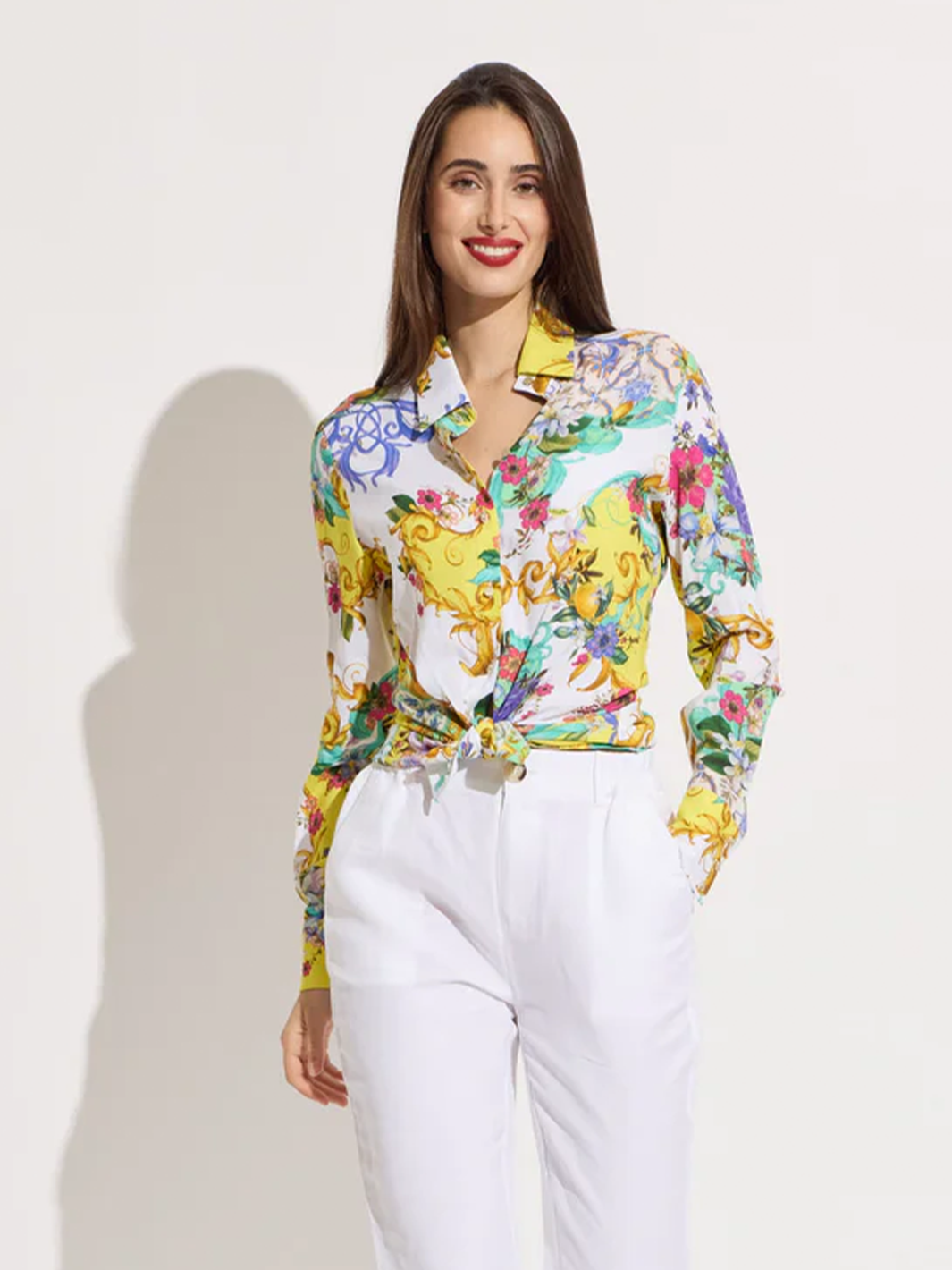OO LA LA Viscose Button Down Blouse | Shop Tops | Faye's OO LA LA Viscose Button Down Blouse | Shop Tops | Faye's