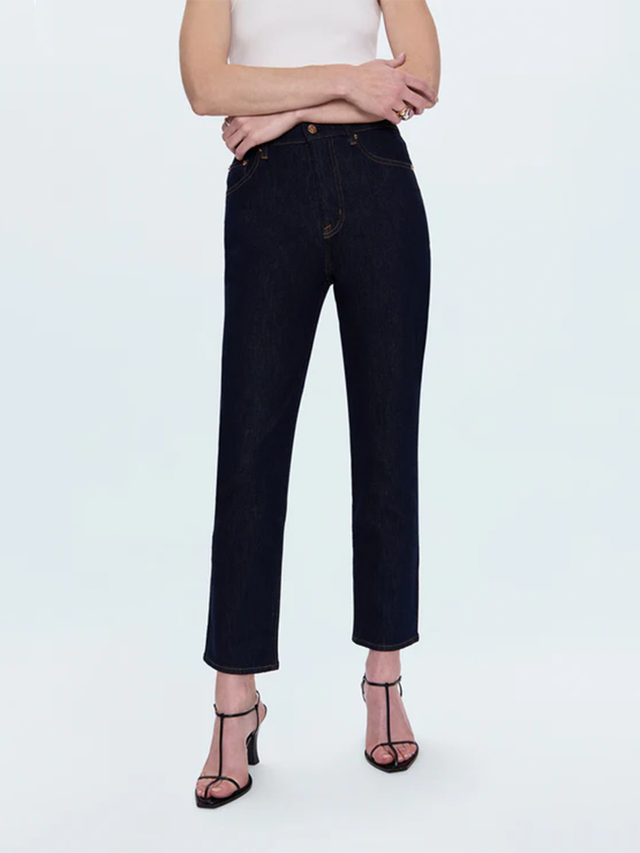 Bri Ankle High Rise Jean in Nightfall