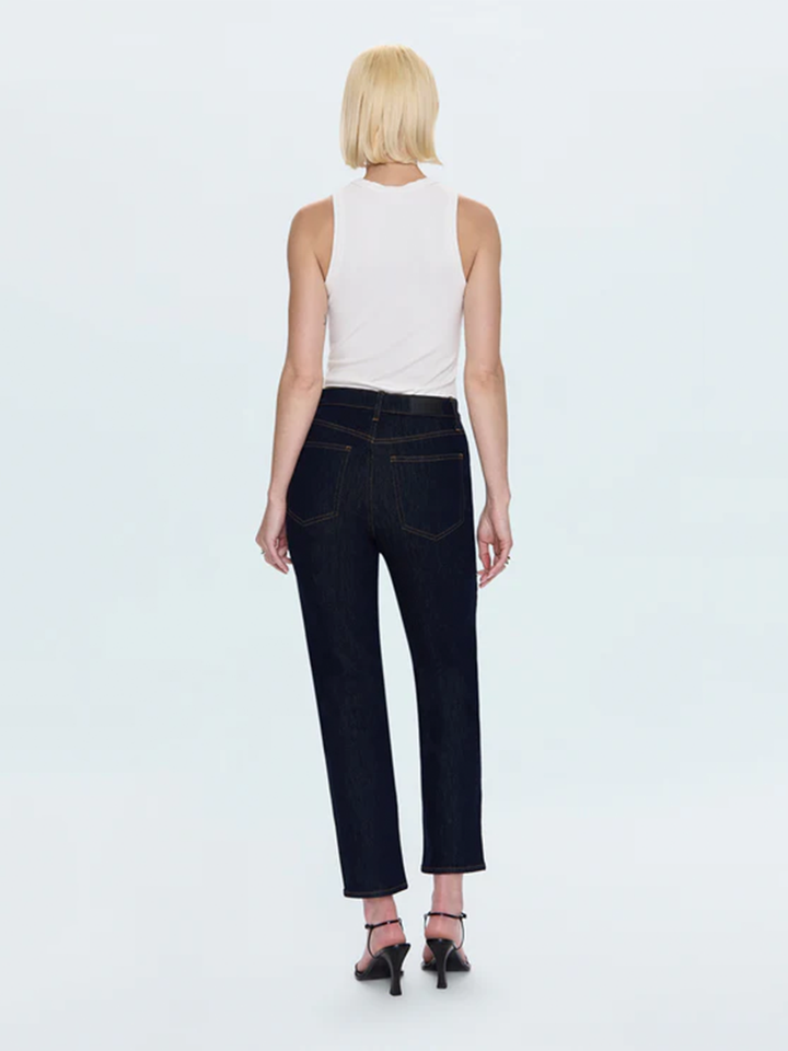 Bri Ankle High Rise Jean in Nightfall