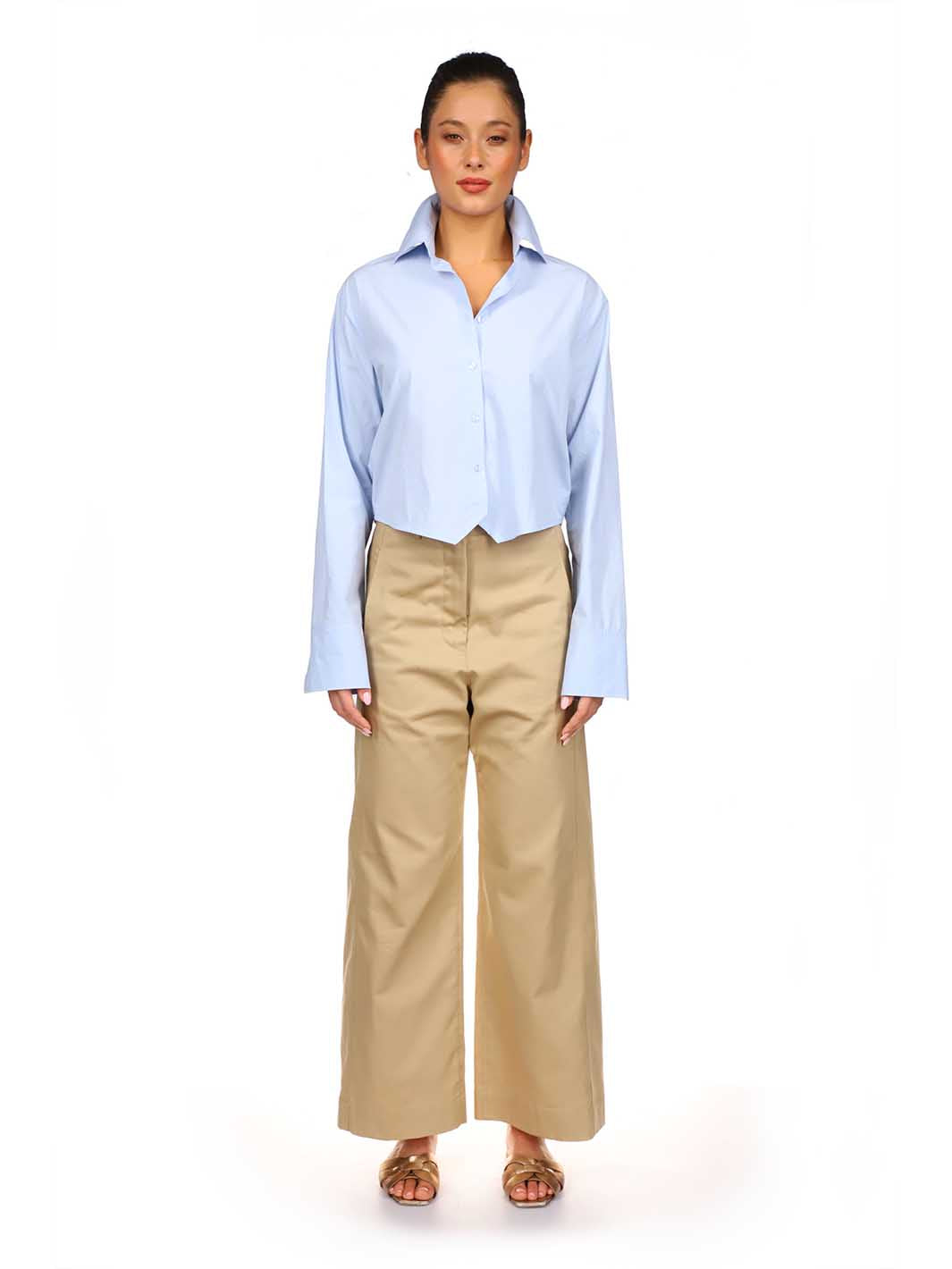 Collette Parachute Shirt in Sky