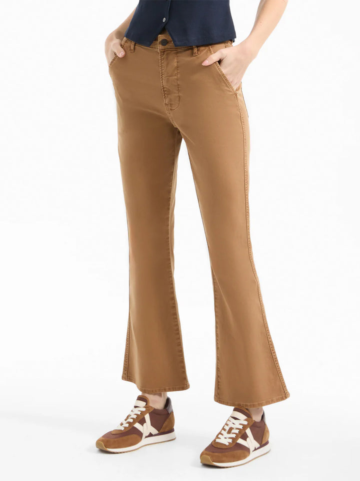 Carson Kick Flare Jean in Acorn