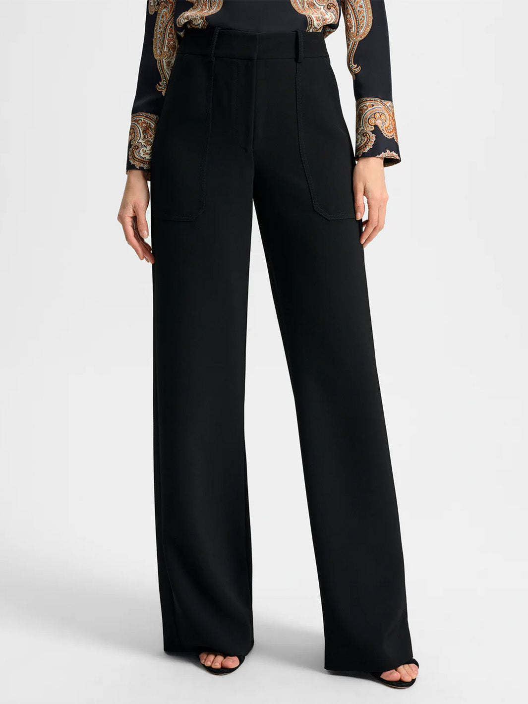 Veronica Beard Cole Wide Leg Pant | Shop Bottoms | Faye's