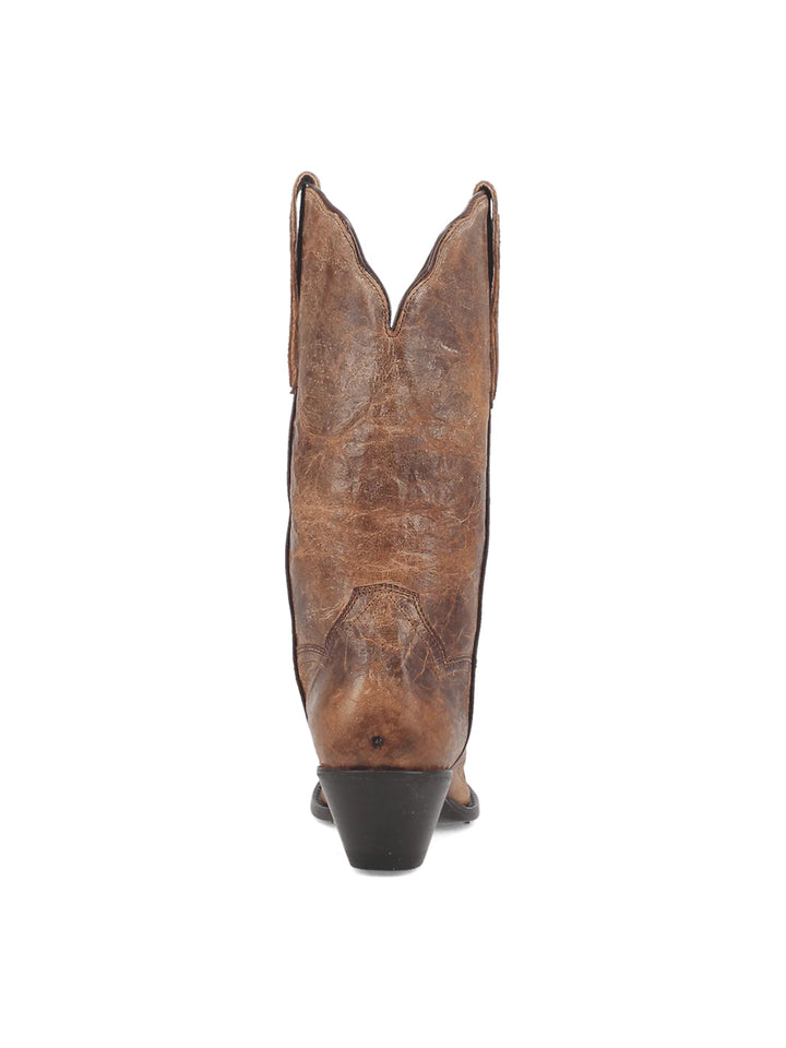 Colleen Leather Boot in Tan