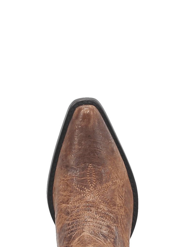 Colleen Leather Boot in Tan