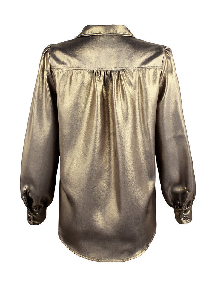 Collette Blouse in Antique Gold