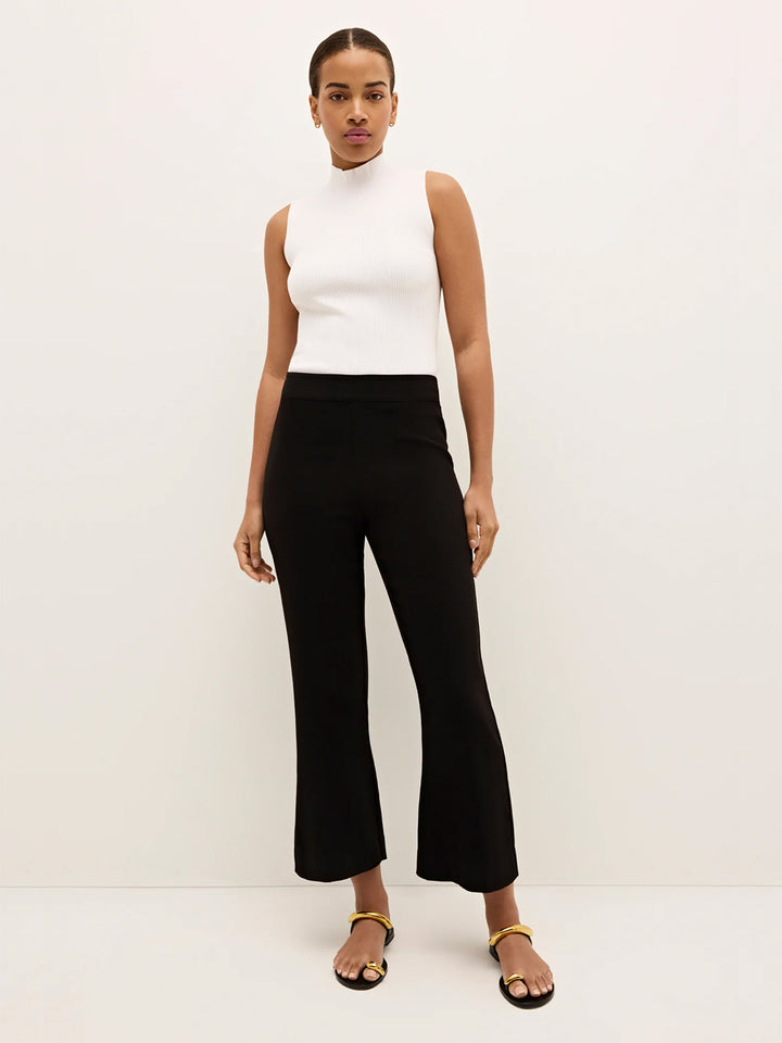 Mia Crop Pant in Black