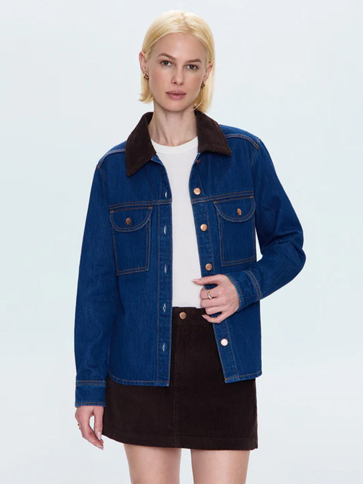 Devon Shacket in Infinity