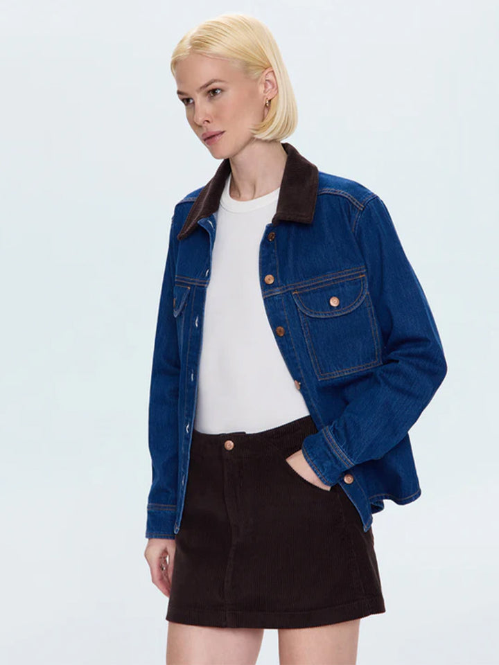 Devon Shacket in Infinity