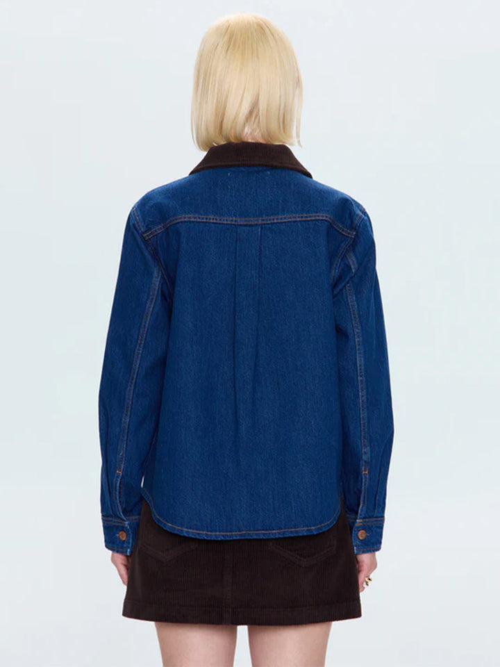 Devon Shacket in Infinity