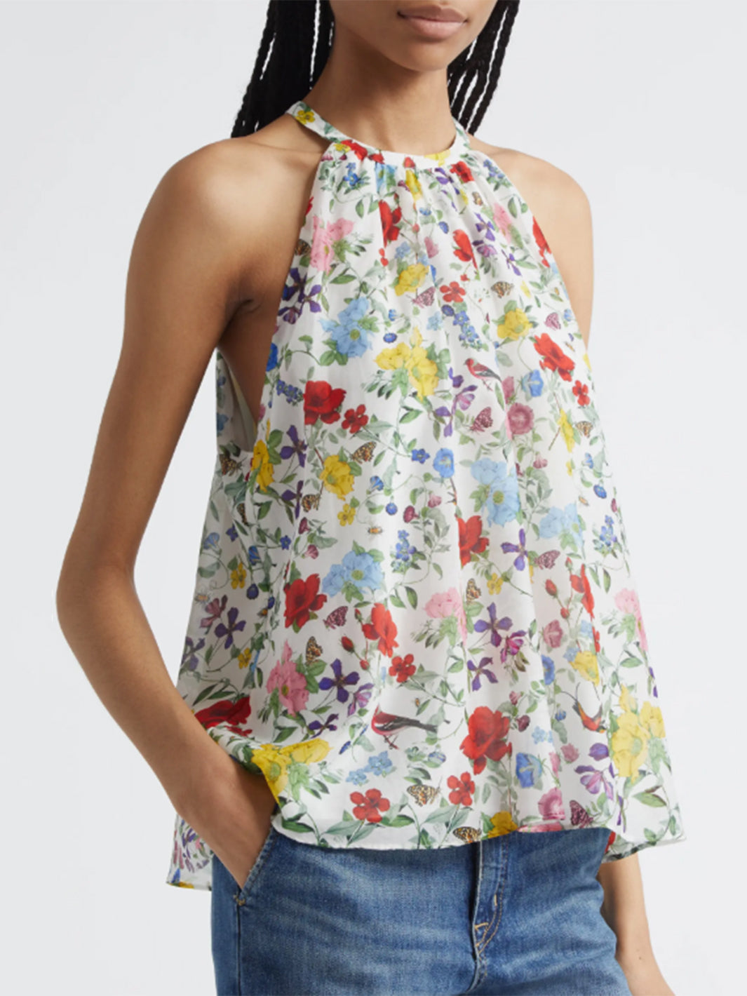 Alice + Olivia Erna Halter Neck Blouse | Shop Tops | Faye's
