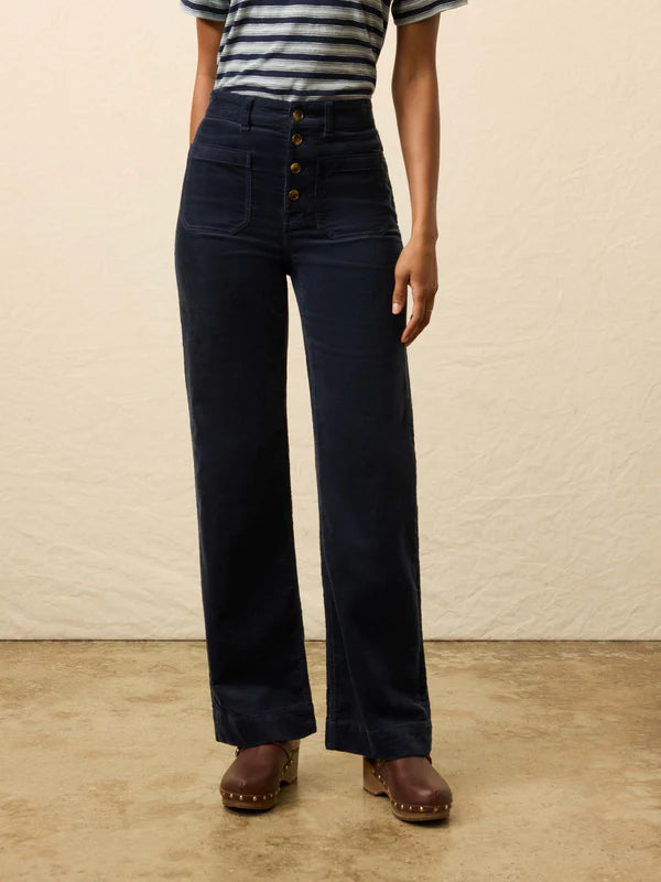 Stretch Terry Patch Pocket Pant in Abyss Navy