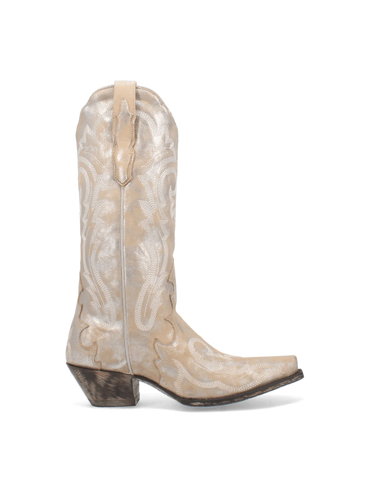 Frostbite Leather Boot in Silver