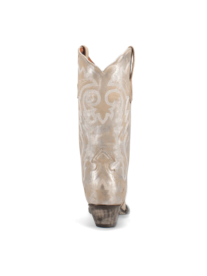 Frostbite Leather Boot in Silver