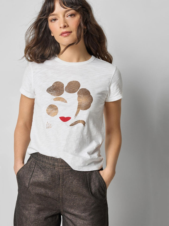 Graphic Tee in White