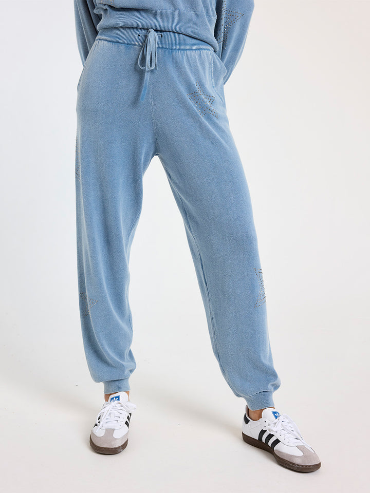 Ida Star Jogger in Denim