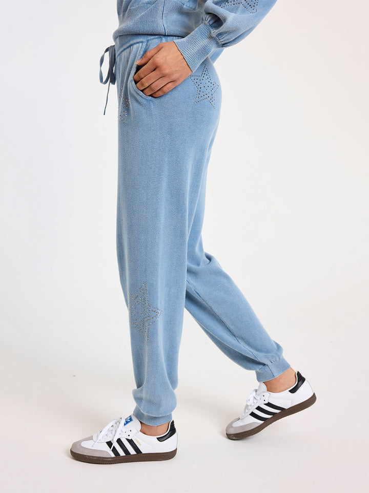 Ida Star Jogger in Denim