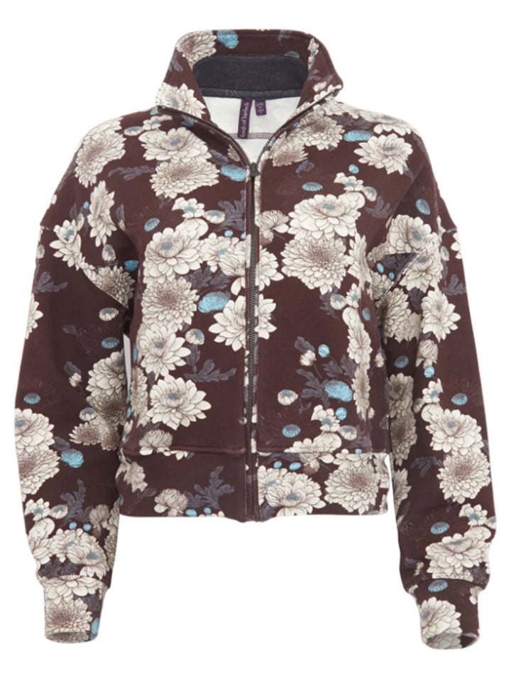 June Floral Jacket in Brown