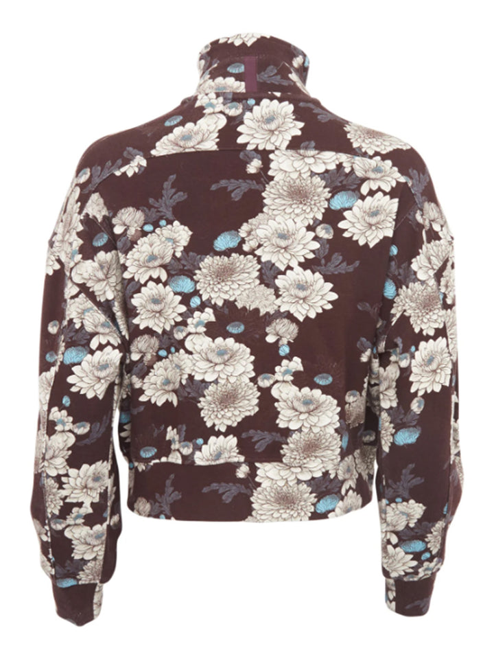 June Floral Jacket in Brown