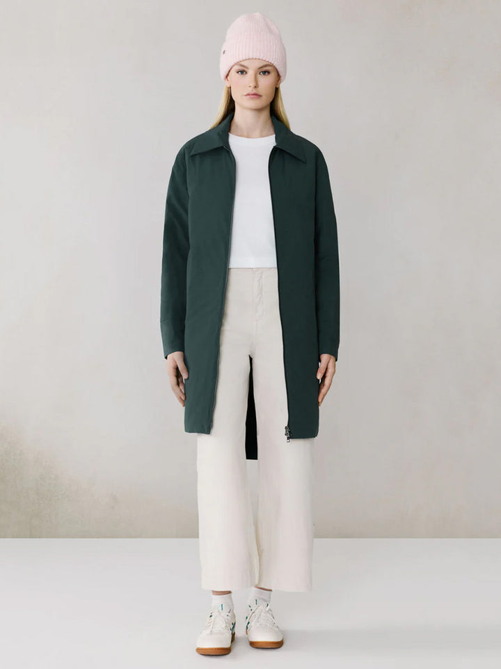 Laleh-L Duvet Down Coat in Midnight Forest