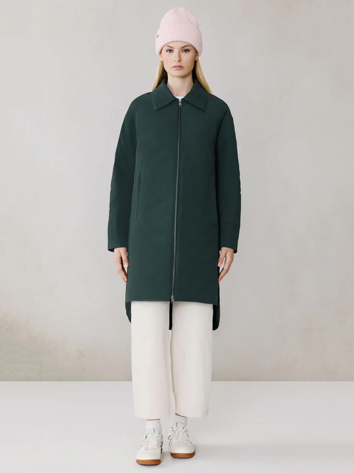 Laleh-L Duvet Down Coat in Midnight Forest