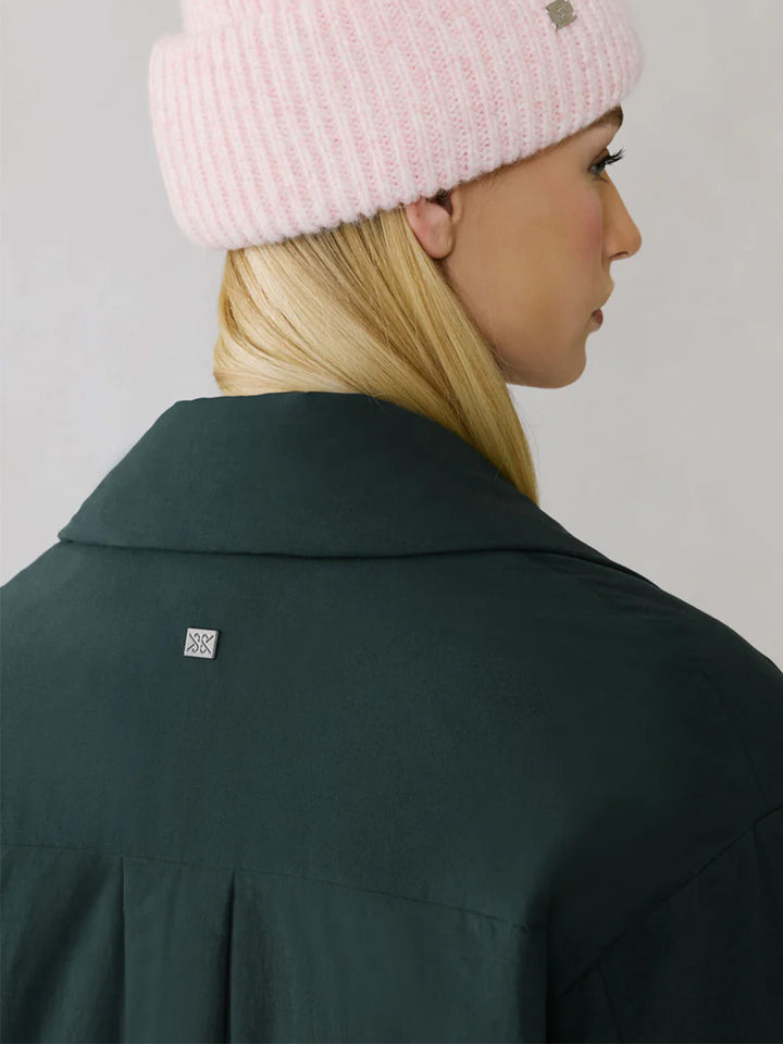 Laleh-L Duvet Down Coat in Midnight Forest