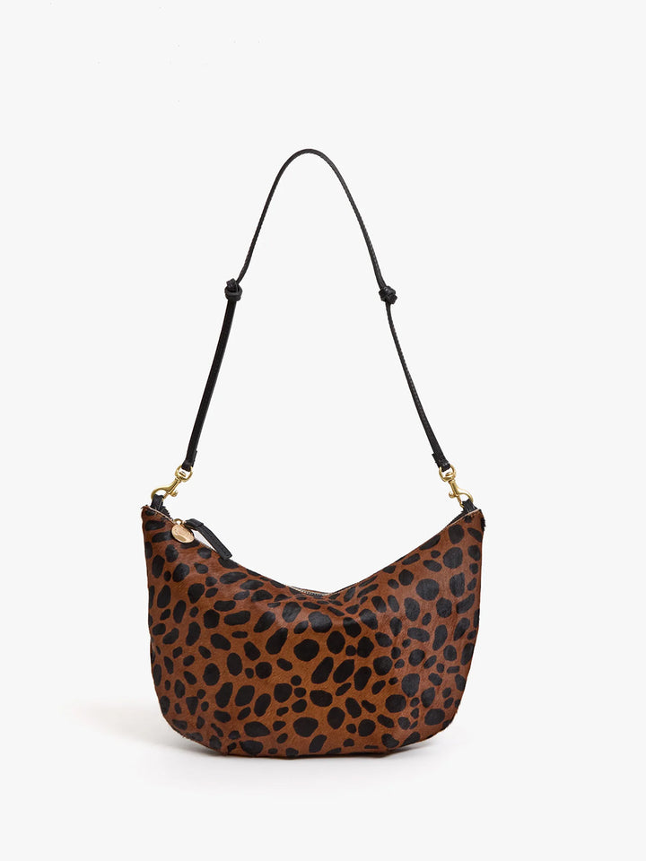 Lune Handbag in Tan Leopard