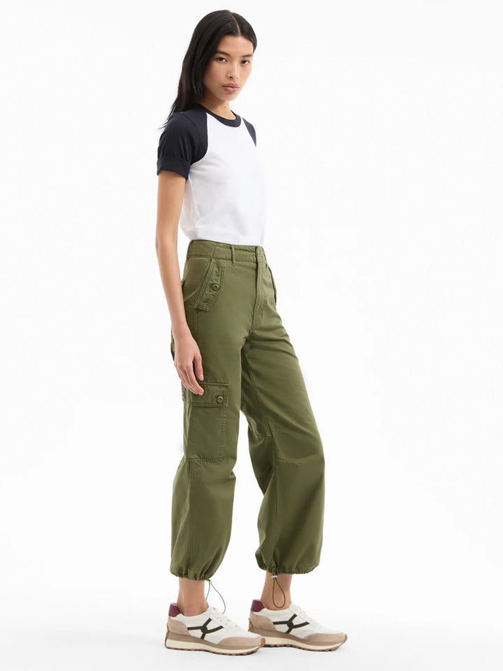 Mandy Parachute Pants in Army