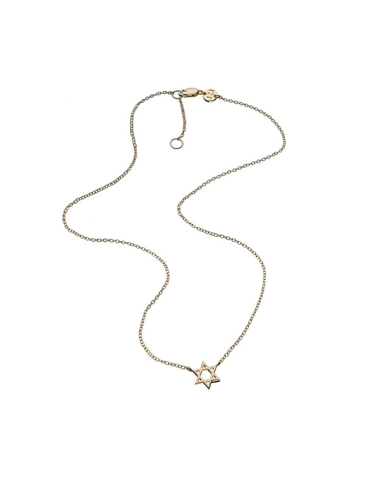 Mazel Necklace in Yellow Gold