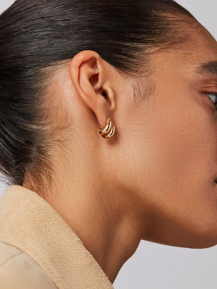 Mini Florence Earrings in Gold