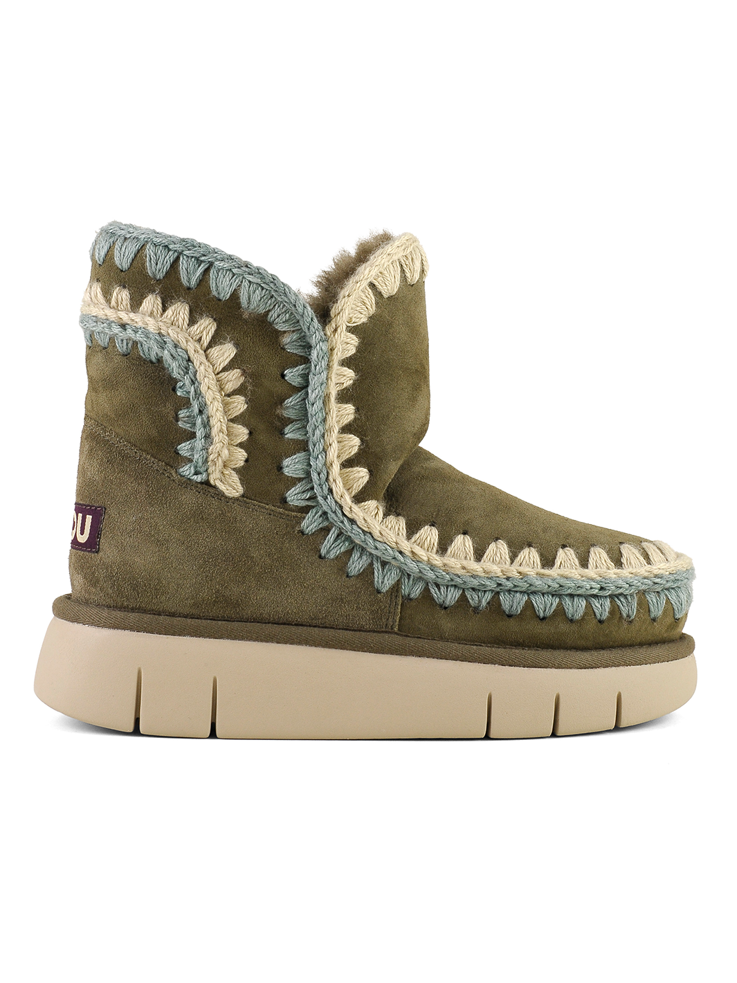 Ankle Boots in Khaki