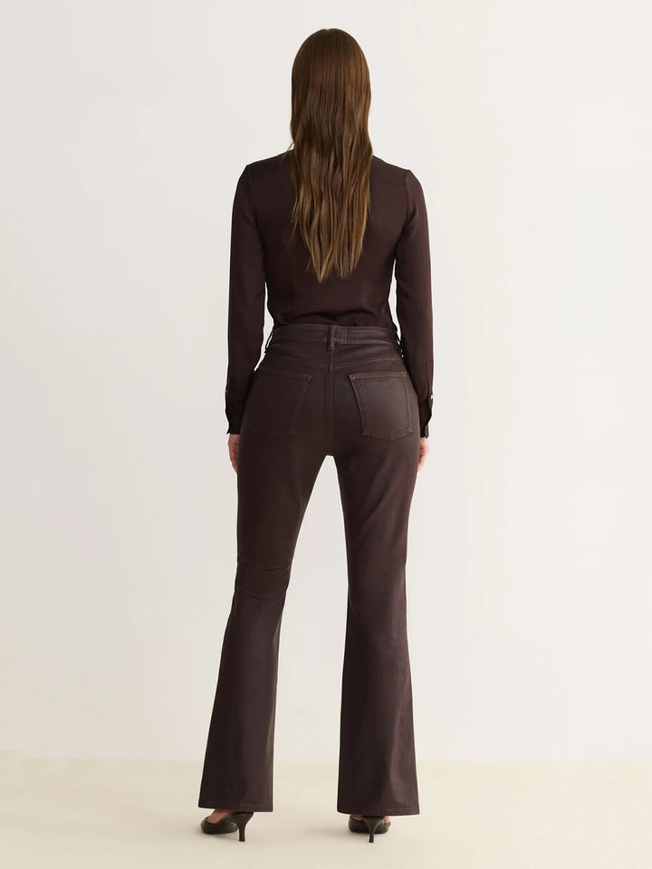 Nao Bootcut Jean in Coated Americano