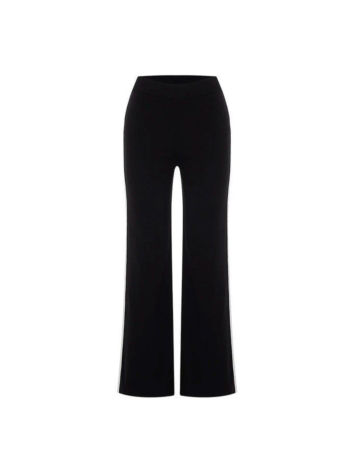 Nomia Knit Pant in Black/Ivory