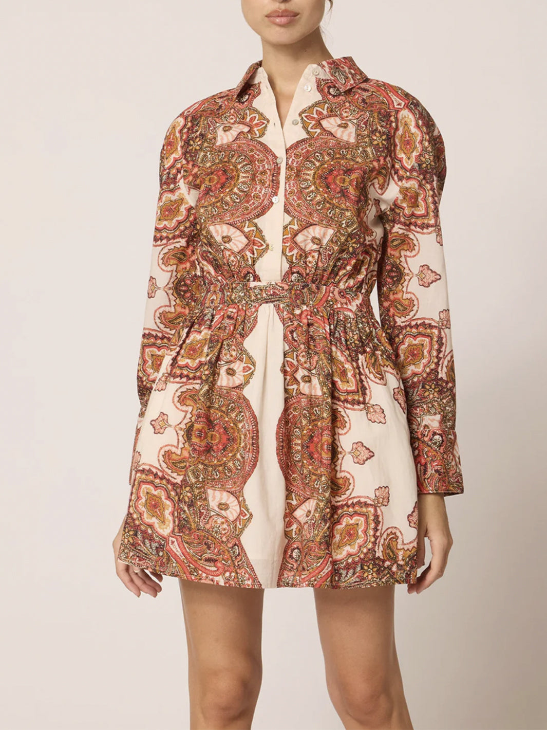 Opal Mini Dress in Foulard Paisley