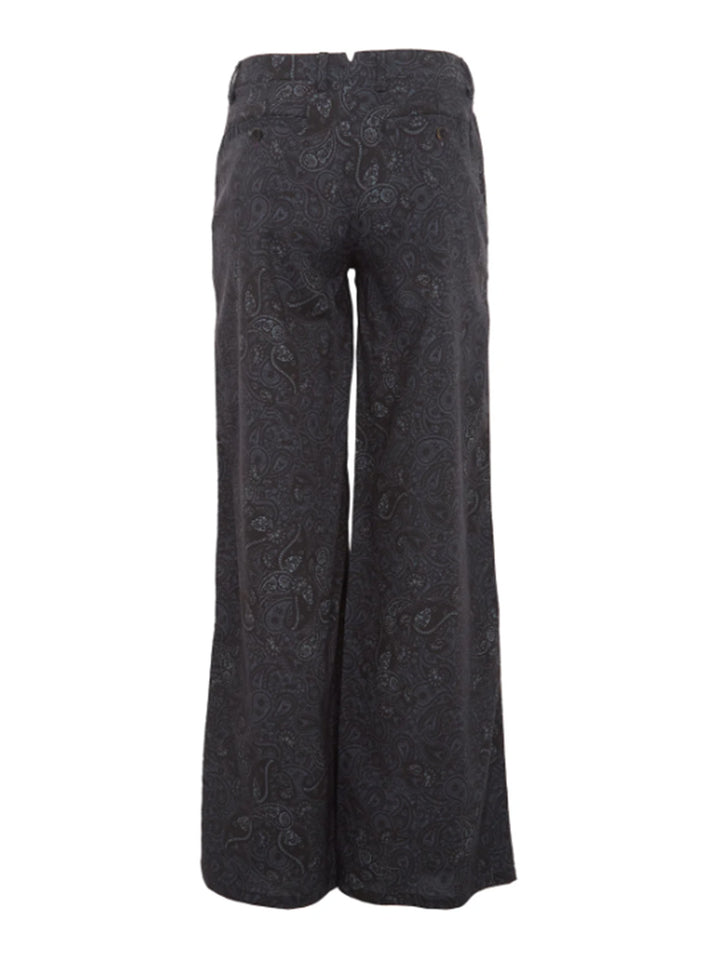 Phillis Paisley Pant in Black