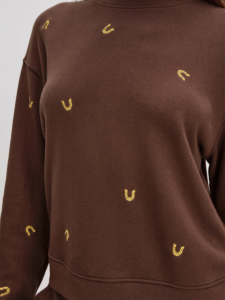Ramona Sweatshirt in Horseshoes
