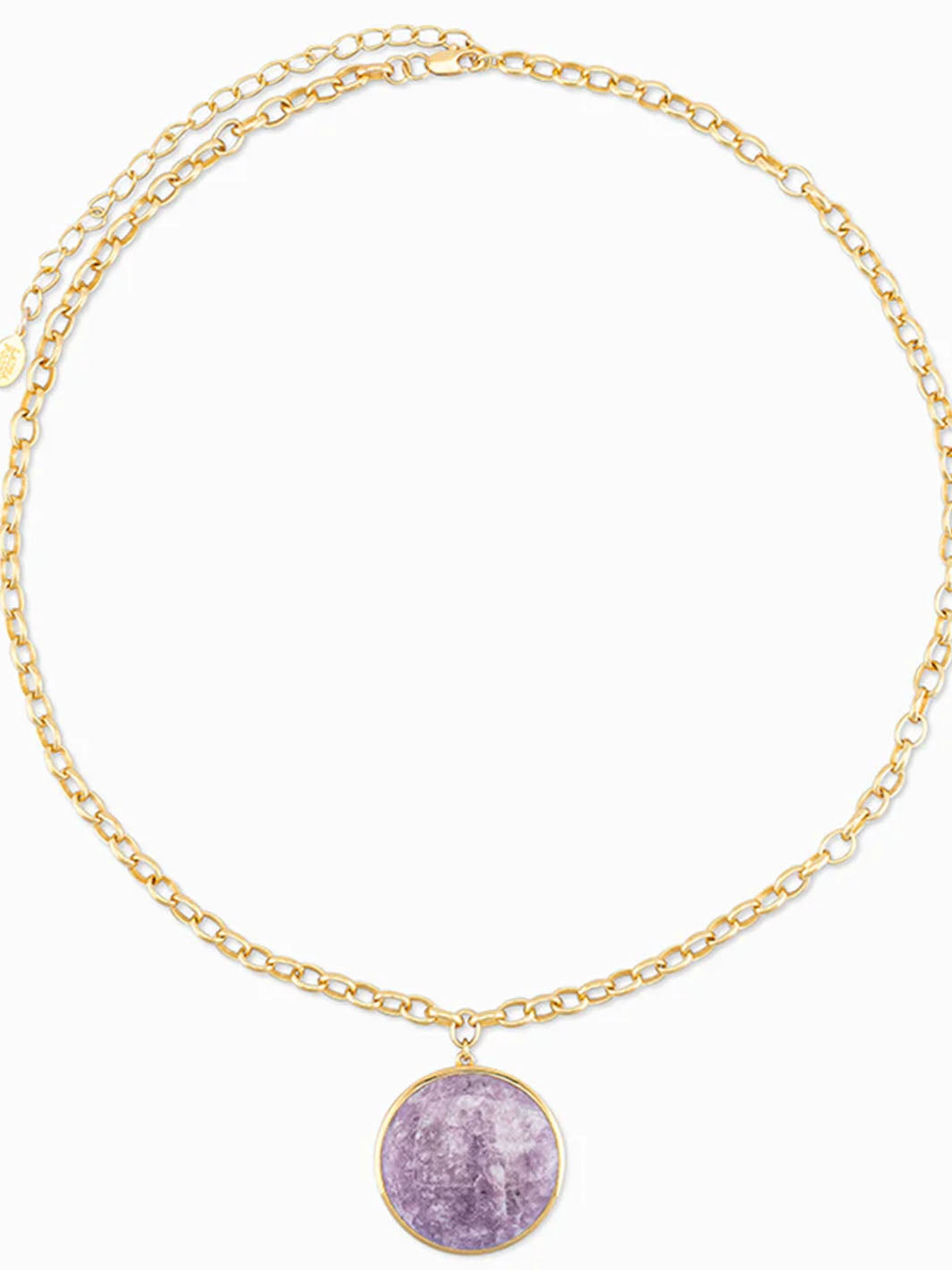 Splash of Color Pendant Necklace in Lepidolite