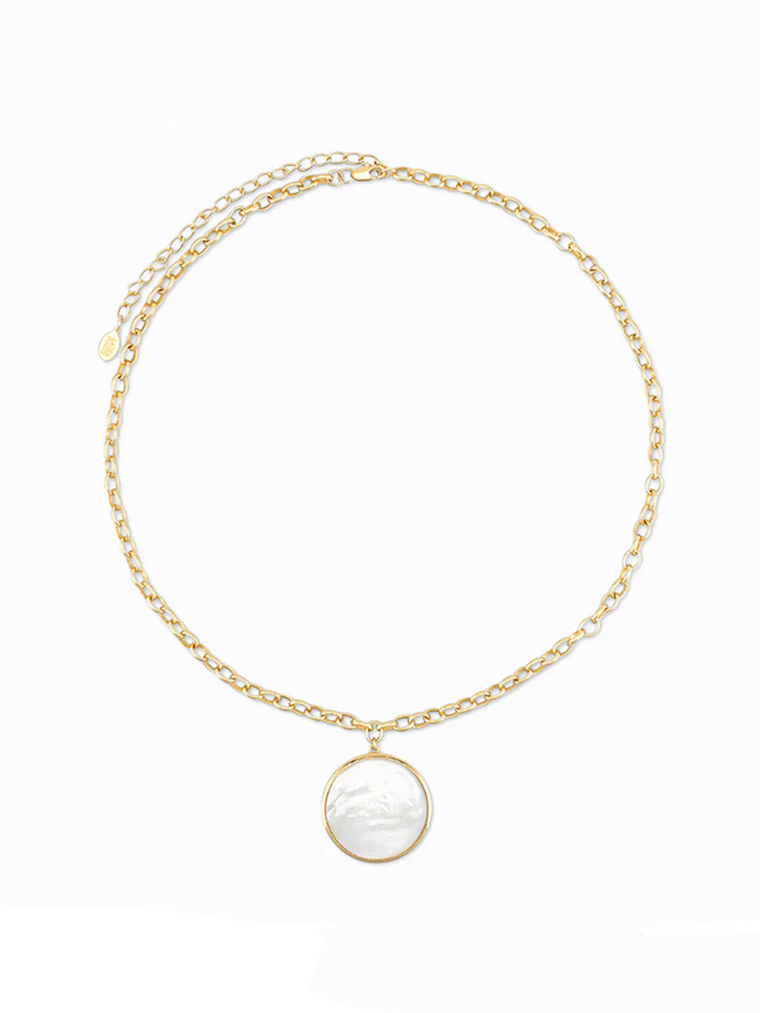 Splash of Color Pendant Necklace in Mother of Pearl