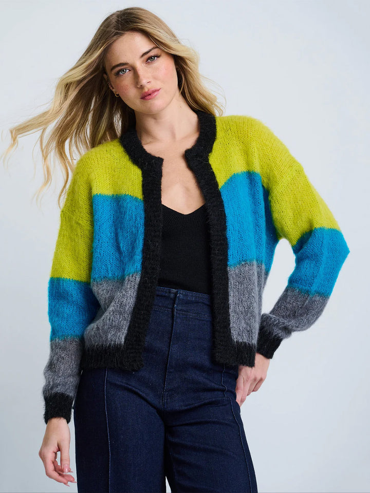 Tutti Colore Cardigan in Multi Blue