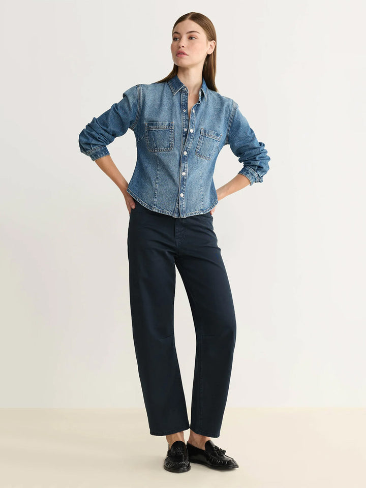PMI Western Denim Shirt in Day Dreamer