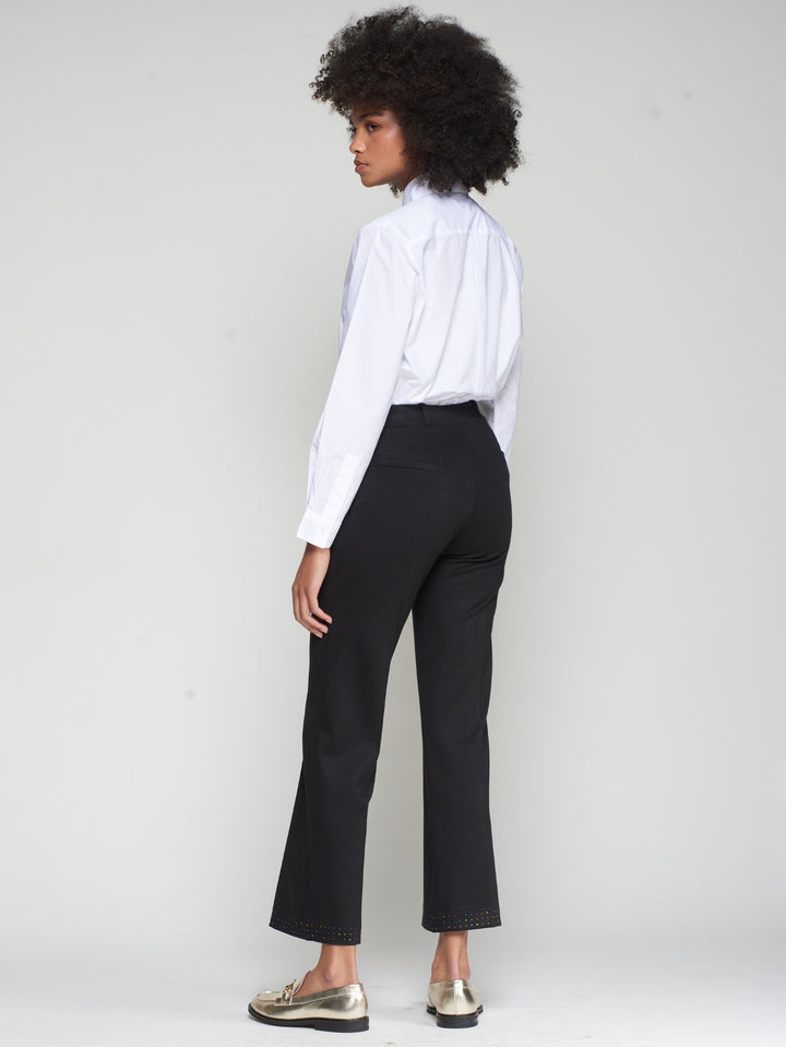 Carole Stretch Trouser in Black