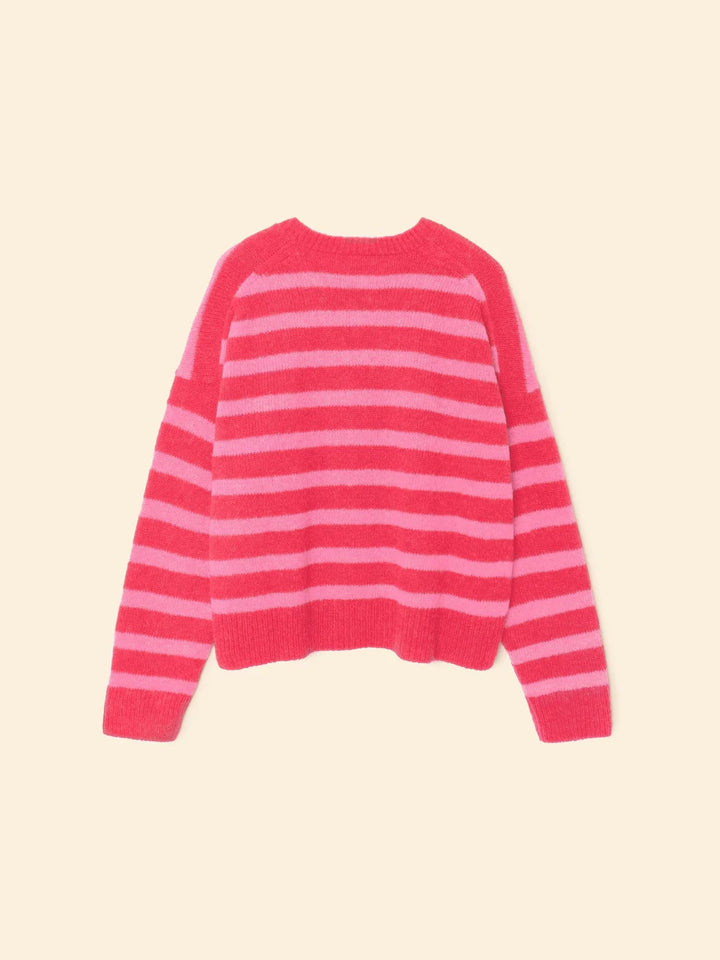 Lela Sweater in Red Rose