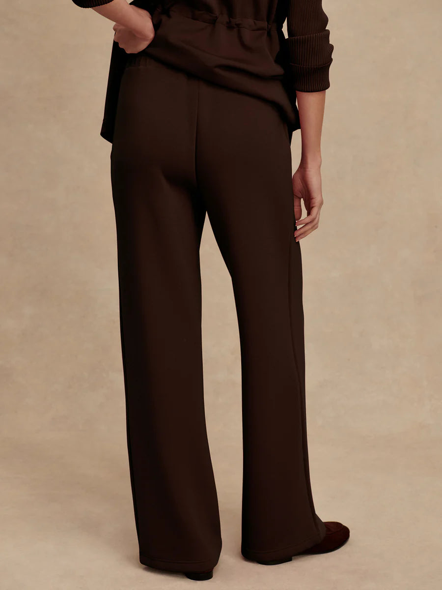 Wide Leg Pant 30 in Coffee Bean