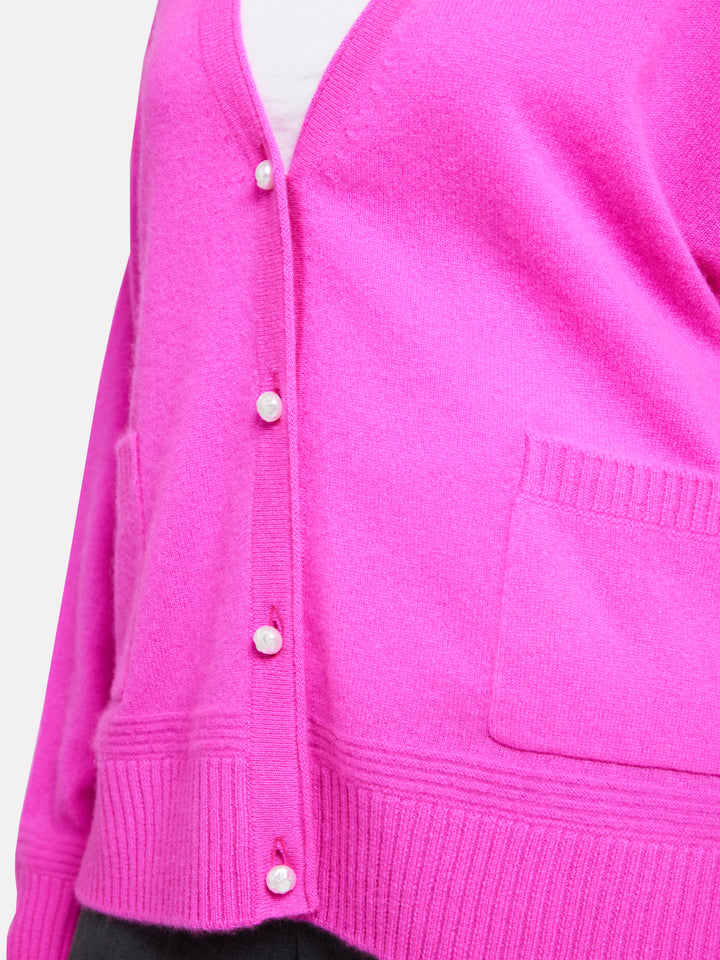 Penny Roll Cardi in Pink