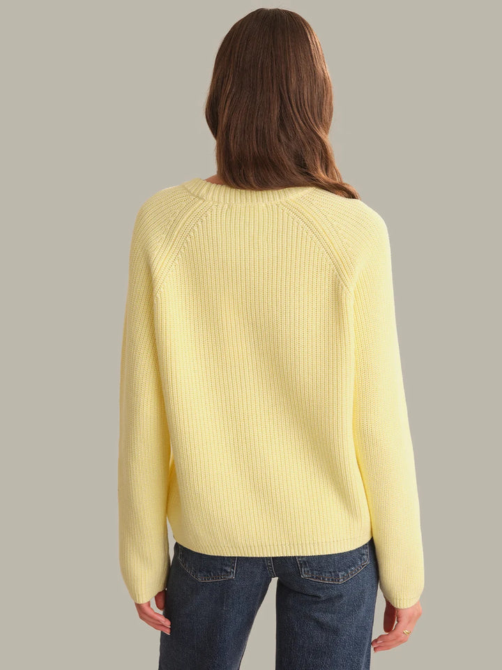Jane Oversized Pullover in Anise Flower